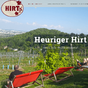 Erstellung Webseite und Blog Heuriger Hirt