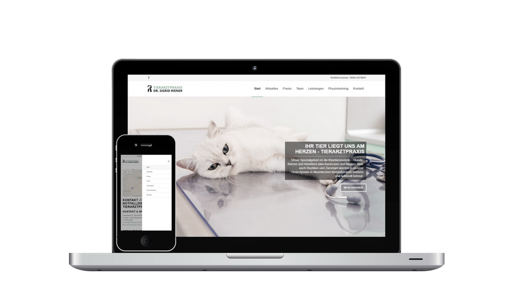 SEO Optimierung Tierarztpraxis Riener - PKOM Online Werbeagentur Wien
